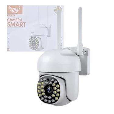 Imagem de Câmera de Segurança Externa WiFi, Full HD 1080p, PTZ 355°, IP66, Visão Noturna, Áudio Bidirecional