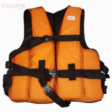 Imagem de Colete auxiliar de flutuação  15kg - BellaPesca, Laranja