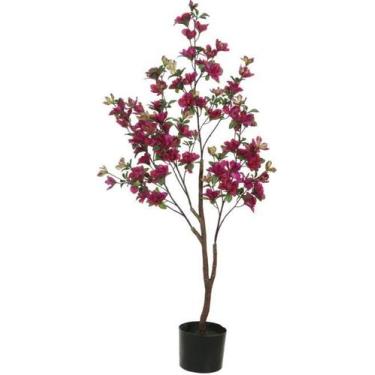 Imagem de Planta Artificial Arvore Azaleia Pu C/Pote X86 Fucsia 1,20cm - FLORESC