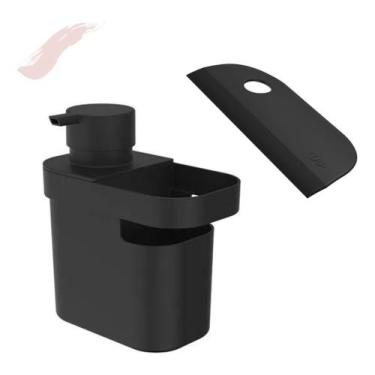 Imagem de Kit Dispenser De Detergente E Esponja Organizador e Rodinho De Pia Tri