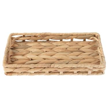 Imagem de Karma, Porta-guardanapos de tecido para mesa e cozinha – Dispensador de guardanapos plano Boho para jantar em casa e ao ar livre, suporte de guardanapo de papel, natural