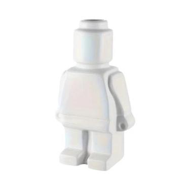 Imagem de Vaso Robô De Cerâmica Branca Estilo Nórdico Vaso De Flores Interno Dec