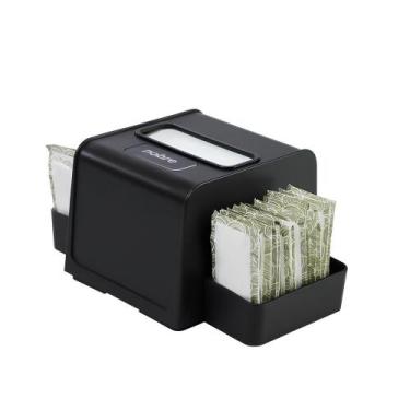 Imagem de Dispenser para Guardanapo Interfolhado com Porta-Sachê Preto - Nobre