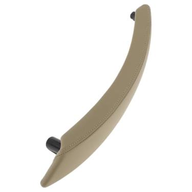 Imagem de ACROPIX Tampa de acabamento do puxador do painel da porta do lado do passageiro traseiro esquerdo dianteiro do motorista para BMW X5 2008-2013 Nº 51416970237 Bege ABS PC 1 peça