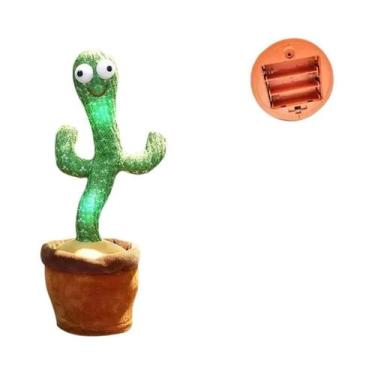 Imagem de Brinquedo De Pelúcia De Cacto Falante E Dançante Com Alto-falante Inte