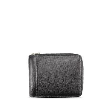 Imagem de Carteira Masculina Fasolo em Couro com Zíper H014 Preto - U