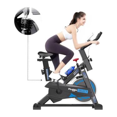 Imagem de Bicicleta Ergométrica Spinning 15Kg Profissional 150Kg 1.80M
