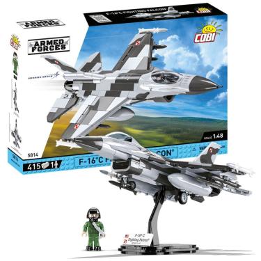 Imagem de Cobi5814- Aviao Militar Americano Edicao Polones F-16C Fighting Falcon  415 Pcs