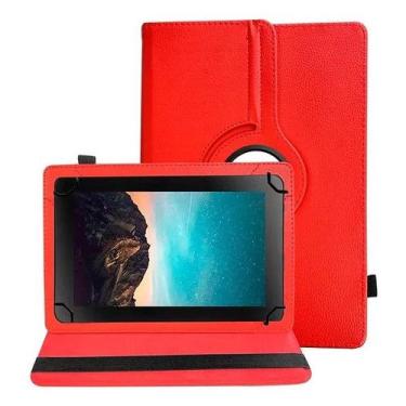 Imagem de Capa Flip 360 Giratória Tablet Universal 7 Polegadas - Pop Shope, Verm