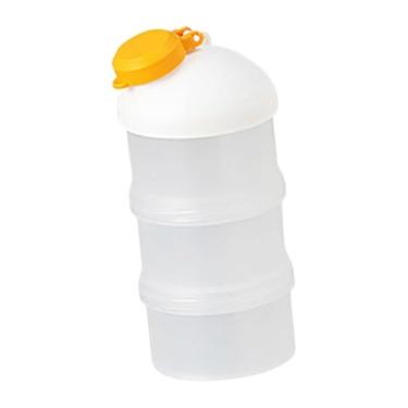 Imagem de Bothyi Recipiente de Proteína Dispensador de Proteína Antiderramamento Empilhável Prático Recipiente de Armazenamento de Alimentos Suporte para Academia, 3 Níveis de Altura