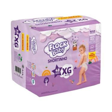 Imagem de Fralda Descartável Flock Baby Shortinho XG 48 Unidades