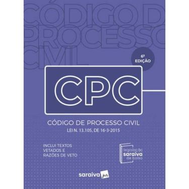 Imagem de Código De Processo Civil Mini - Legislação Saraiva De Bolso - 6 Edição 2024