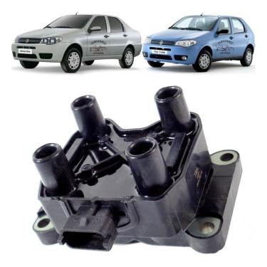 Imagem de Bobina De Ignição Fiat Palio Doblo Siena Uno 1.0 1.3 Fire
