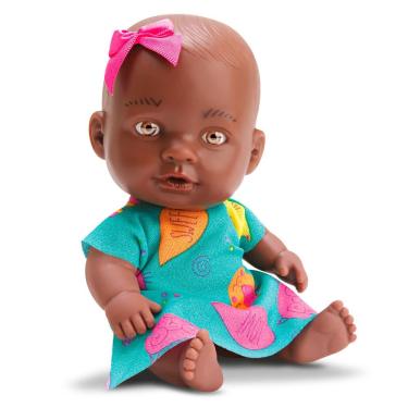Imagem de Boneca com Bebê New Family & Me Negra Beetoys 1082