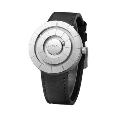 Imagem de Relógio Masculino De Quartzo Com Pulseira De Couro À Prova D'água, Des