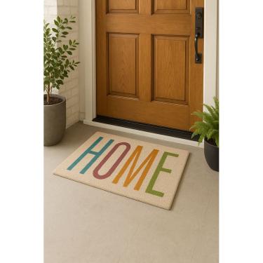 Imagem de Capacho Vinílico Estampado Antiderrapante 60x40cm Home Uzoo