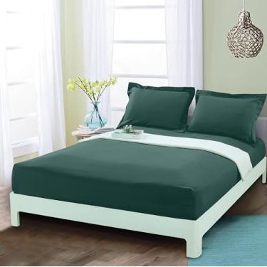 Imagem de Mocassi California King Lençol com elástico alto para resfriamento de até 40,6 cm - Hotel Luxury 1800 Premier - Lençóis mais macios - Resistente a amassados - 1 lençol de baixo com elástico, Cali King