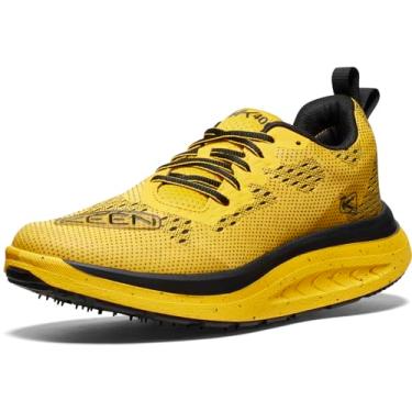 Imagem de KEEN Tênis de caminhada masculino Wk400 Performance respirável, Keen Amarelo/preto, 38