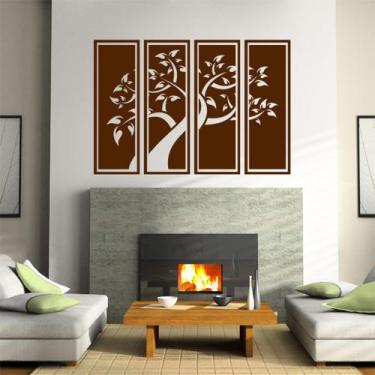 Imagem de Adesivo de Parede - Arvore em Quadros - 175ntp - Allodi