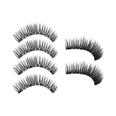 Imagem de Cílios Postiços Magnéticos 3D Sem Rastros De Cola, Fixação Rápida, Reu