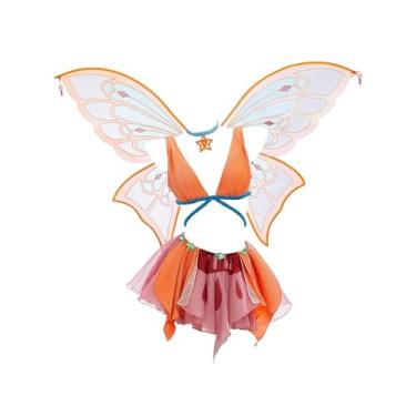 Imagem de Micotaku Winx Club Enchantix Stella Women's Cosplay Costume with Wings