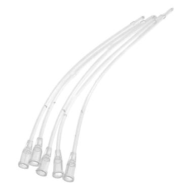 Imagem de balacoo 5 peças alimentador de remédios para animais de estimação plástico reutilizável, papagaio, papagaio, jovem, pássaros, tubo de alimentação de leite para animais pequenos, calopsita jovem, pássaros transparentes