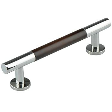 Imagem de Barras de apoio de banheiro para idosos 11"/15"/19"/23" Barra de segurança de aço inoxidável suporte antiderrapante corrimãos de vaso sanitário para mulheres grávidas idosas (cor: preto médio, tamanho: 400mm)