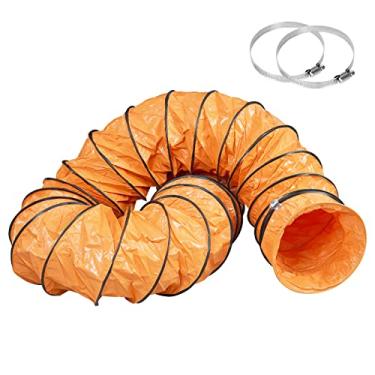 Imagem de Abestorm Mangueira de duto flexível de PVC de 20 cm para purificador de ar Filterair HEPA 550 e filtro HEPA V1/V2/V3, fácil armazenamento (20 cm x 16,4 pés, saída)