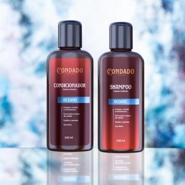 Imagem de Kit Shampoo + Condicionador Masculino 3 em 1 140 ml Condado