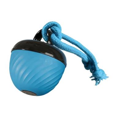 Imagem de Ｂｅｓｇａ Bola de brinquedo interativa para cães com cordas, pequena, média e grande, suprimentos para animais de estimação, ferramenta de engajamento, bola de, Azul