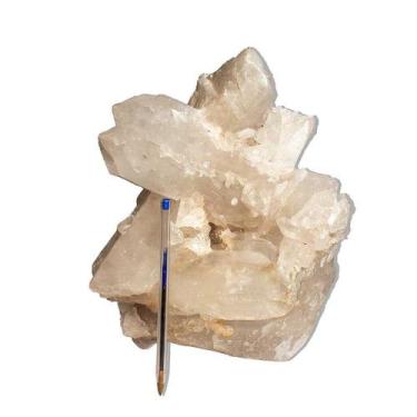 Imagem de Drusa de Cristal Quartzo Natural Tipo B - 30 a 45cm, 13 a 14Kg - Crist