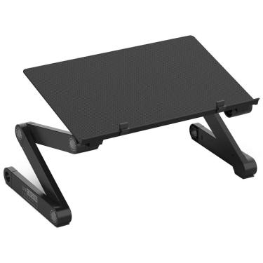 Imagem de Suporte Ergonômico WorkEZ Ajustável Dobrável 28, 40Cm, UNCAGED ERGONOMICS WEPb, Preto