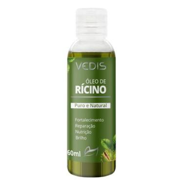 Imagem de Óleo de Rícino Vedis 100% Puro 60ml - Cresce e Fortalece Cabelos