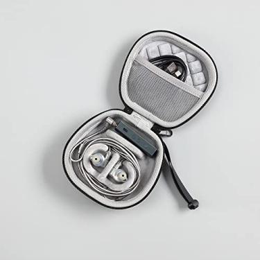 Imagem de Capa protetora rígida portátil para fone de ouvido intra-auricular, decodificação, capa de caixa de armazenamento de amplificador de fone de ouvido (preto)