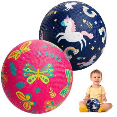 Imagem de Bomba de borracha Playground Balls U&C Planet 2x 15cm incluída