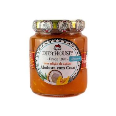 Imagem de Doce Diet Vegano de Abóbora com Coco Cremosa Sem Açúcar - Diet House