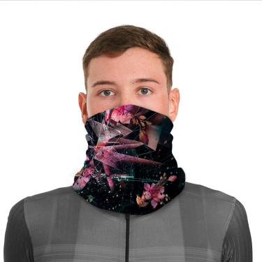 Imagem de Bandana Márcio May Funny Prism and Flowers-Unissex