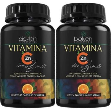 Imagem de Kit 2X Vitamina C + Zinco - 60 Cápsulas - Bioklein-Masculino