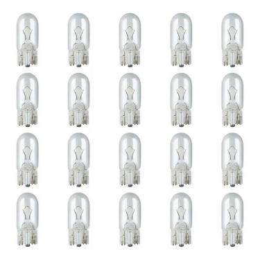 Imagem de Kit 20 Lampada Pingo Esmagada T10 Pingão Comum 20 Unidades