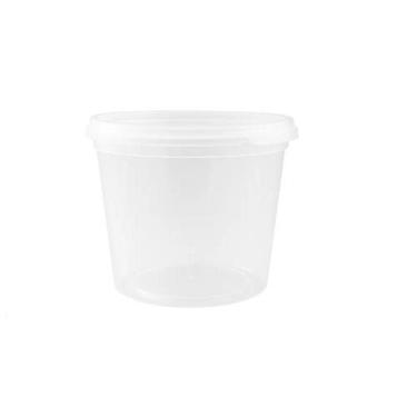 Imagem de Pote PP Com Tampa Lacre 500ml Marmita Freezer Microondas Unidade - Bra