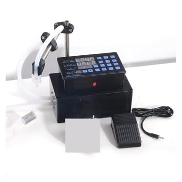 Imagem de HYUIO Máquina de enchimento de líquido elétrica para enchimento de líquidos, garrafa de água, bomba digital para perfume, bebida, suco, azeite de oliva 0-4000 ml, fácil de limpar