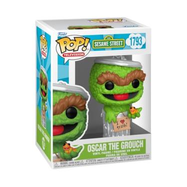 Imagem de Funko Pop! TV: Vila Sésamo - Oscar The Grouch - Boneco de vinil colecionável - Ideia de presente - Mercadoria oficial - Brinquedos para crianças e adultos - Fãs de TV - Figura modelo para