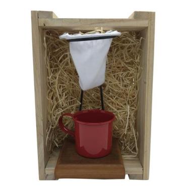 Imagem de Café Individual - Vermelho - Demolição Com Engradado - Silvana Vannucc