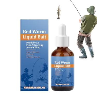 Imagem de Atrativos de pesca | Iscas líquidas de peixe de 50 ml, atrativos para robalo - Intensificador de isca concentrada para atividades ao ar livre, pescador, rio, truta, água salgada, praia, bacalhau