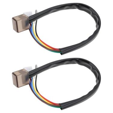 Imagem de OTOTEC 2 indicadores de engrenagem digital de motocicleta com visor LED de 34,5 cm para velocímetro eletrônico tacômetro vermelho