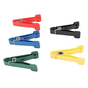 Imagem de ZJchao Exercitador de Pinça Graduado Treinador de Força de Preensão 5 Peças de Cores Sortidas Exercitador de Polegar Fortalecedor de Dedo para Reabilitação de Mãos e Treinamento