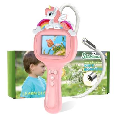 Imagem de Câmera de cobra boroscópio com luz para crianças, melhores presentes científicos para caminhadas, acampamento