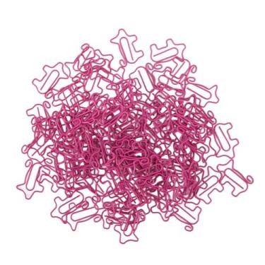 Imagem de Clipes de papel de leitão, clipes de marcadores de metal resistentes à derrapagem, para organizar documentos, material escolar de escritório, 100 peças, colorido, durável e