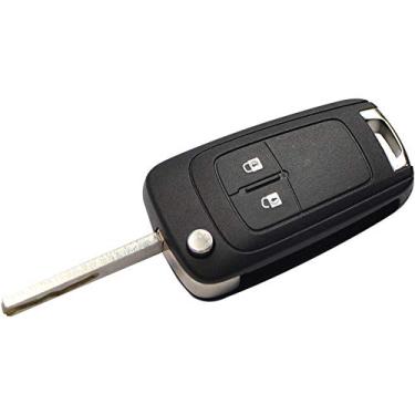 Imagem de Chave Canivete (Oca) 2 Botões S/Telecomando C/Aloj. P/Transponder - GM Cruze Hatch/Sedan após 11
