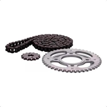 Imagem de Kit Relação Transmissão Honda Biz 100 1998 até 2005 Aço 1045 Cofap TMC410002